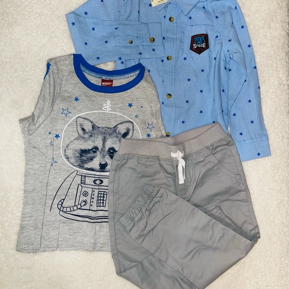 Boys 3 Piece Set Size 5T Outfit NEW - Picture 7 of 8